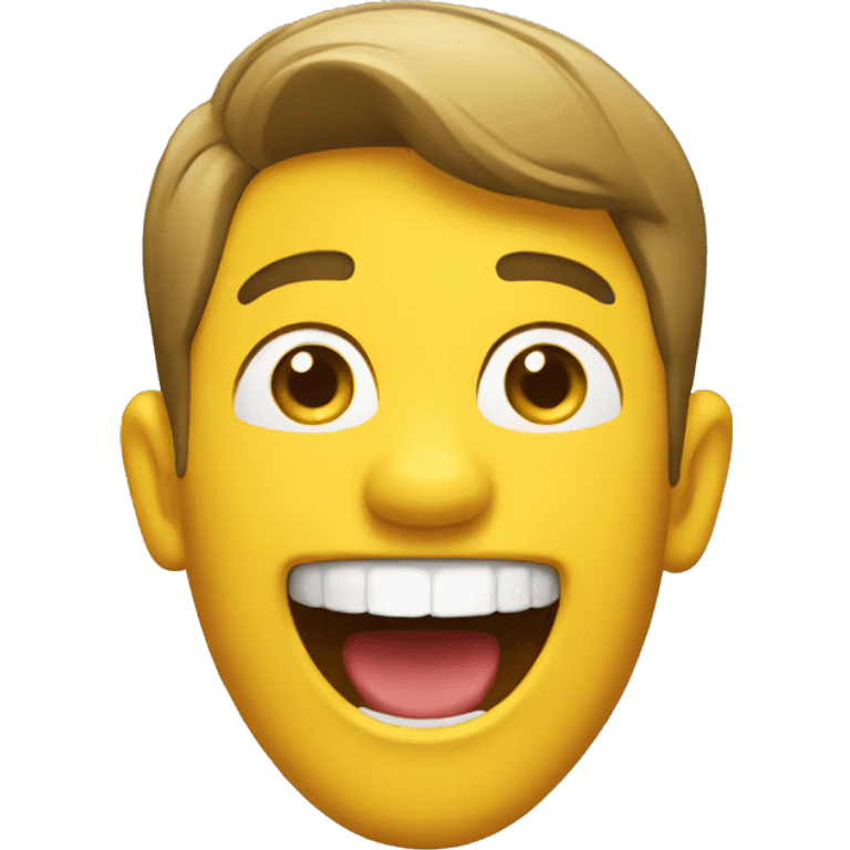 Yellow scout  emoji laughing out loud emoji