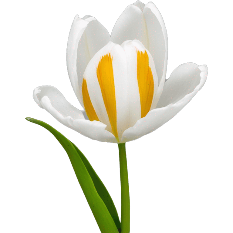 Tulipa branca emoji