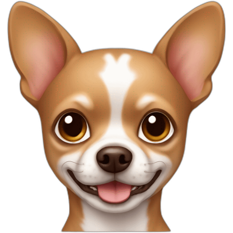 Chihuahua dog Brown color emoji