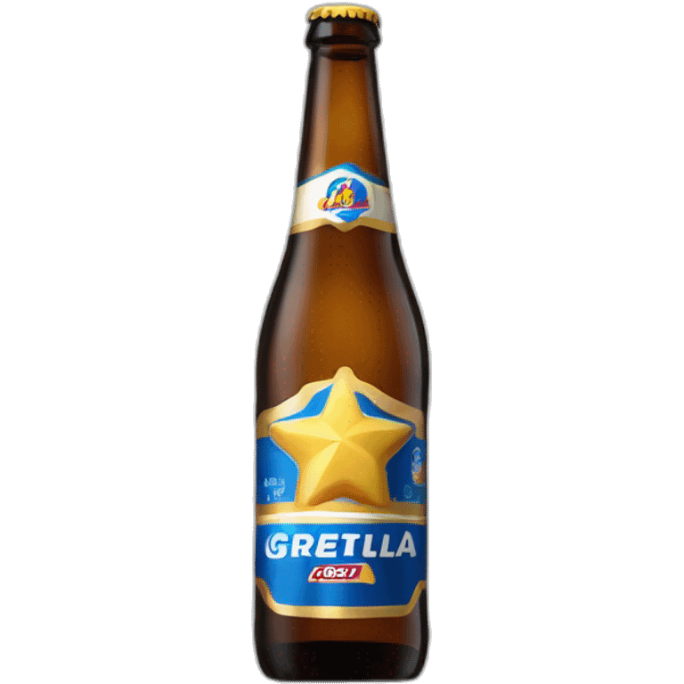 Botella estrella Galicia emoji