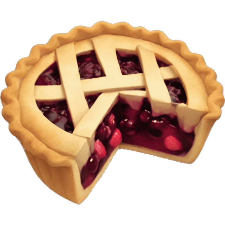 Aesthetic pie emoji