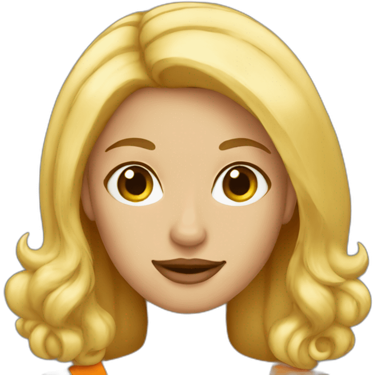 Fox blonde emoji