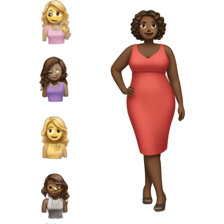 women’s plus size emoji