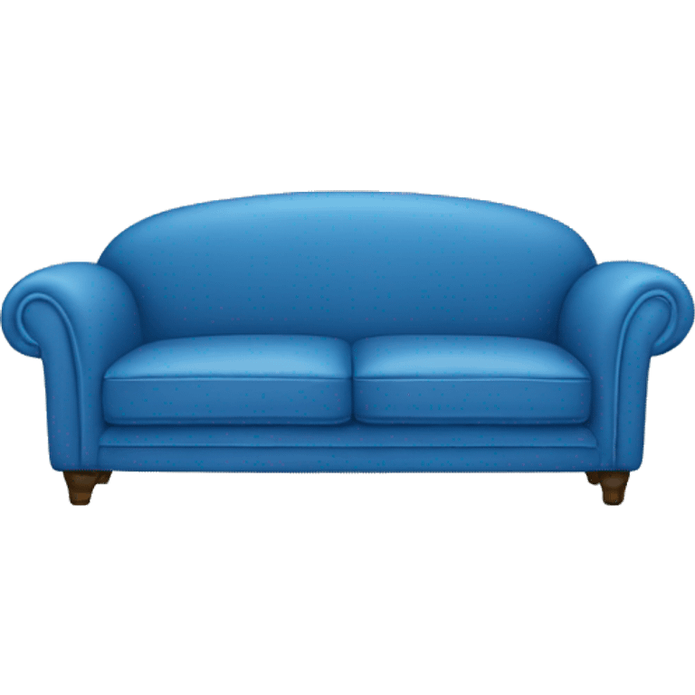 Blue couch emoji