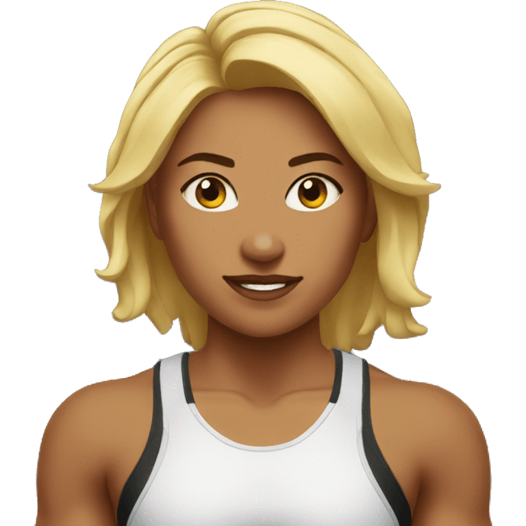 crossfit woman emoji