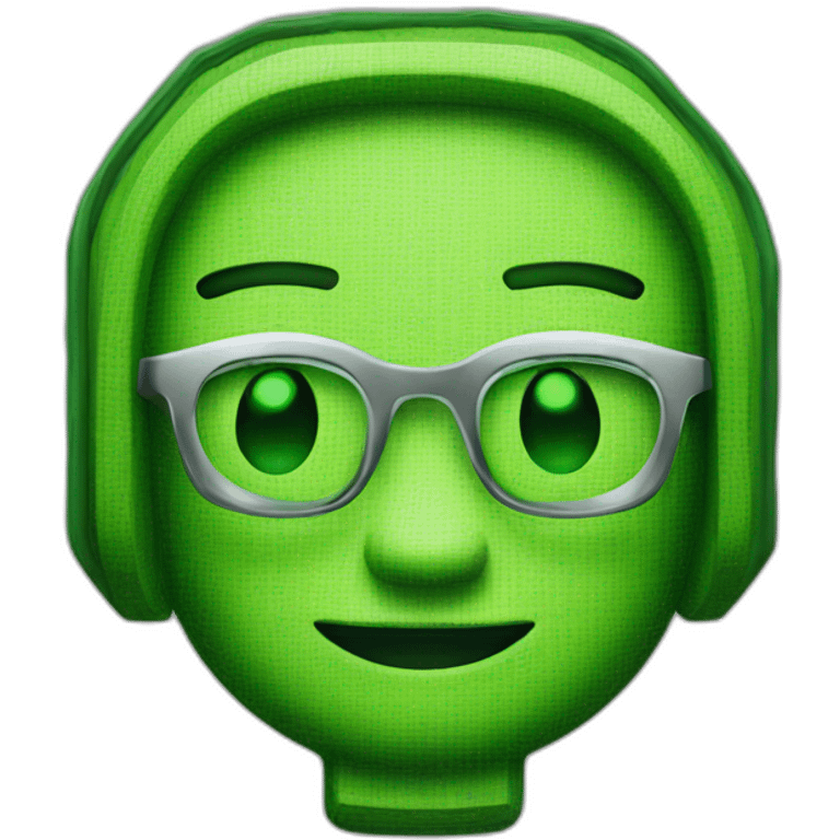 green code editor app logo emoji