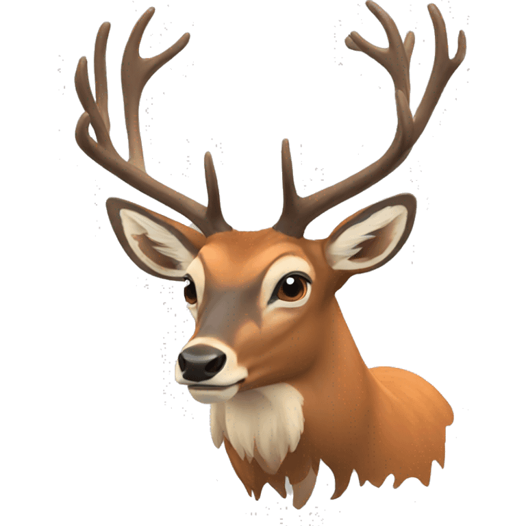 Red deer emoji