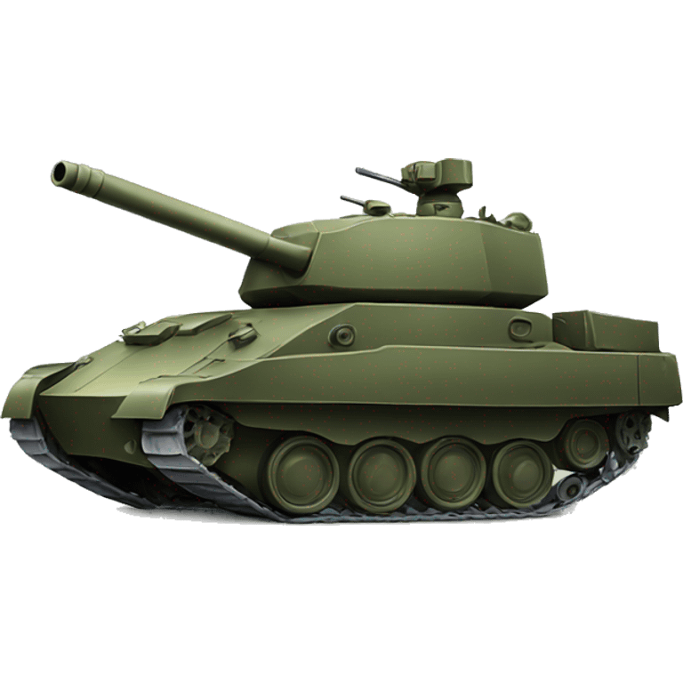 a cartoon military tank emoji