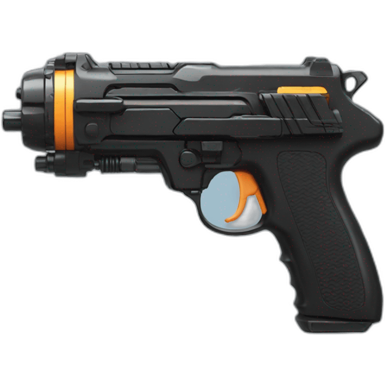 Tri lazer gun emoji