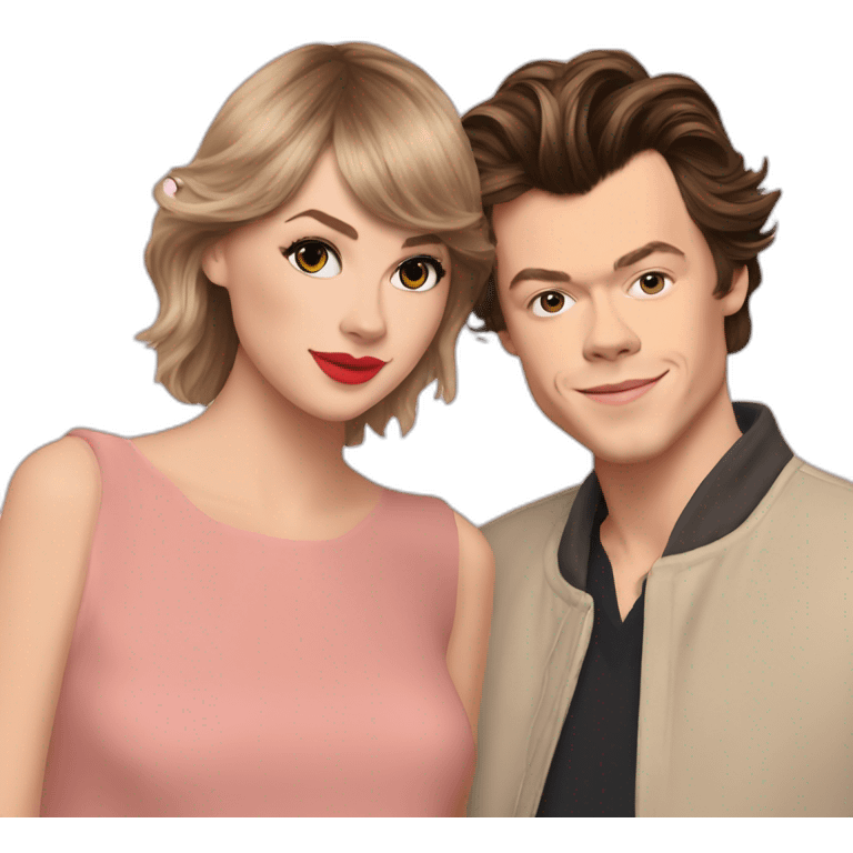 Harry styles and Taylor swift emoji