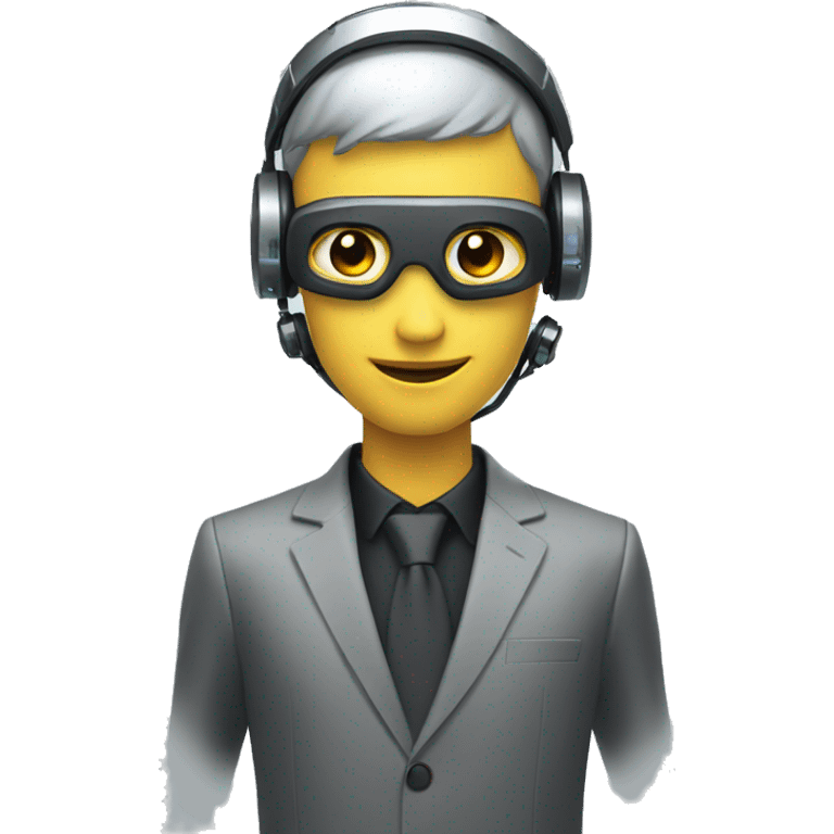 Robotic Ai agent emoji