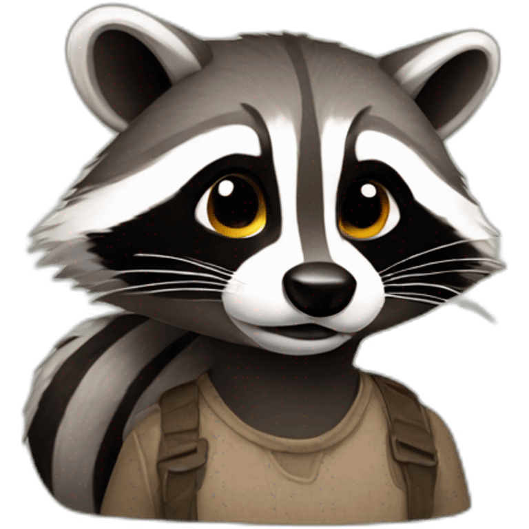 Racoon  emoji