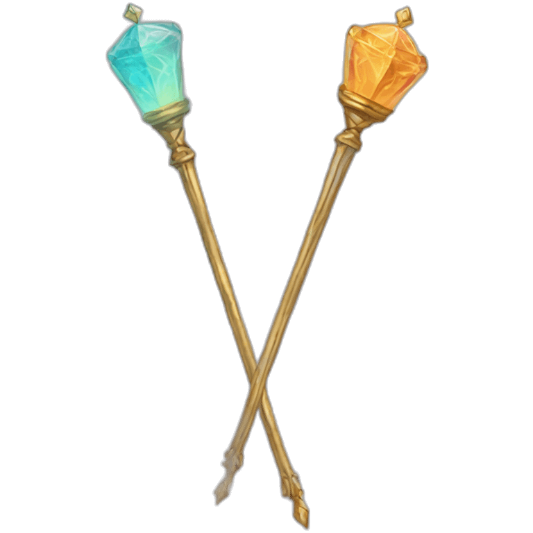 tarot wands emoji