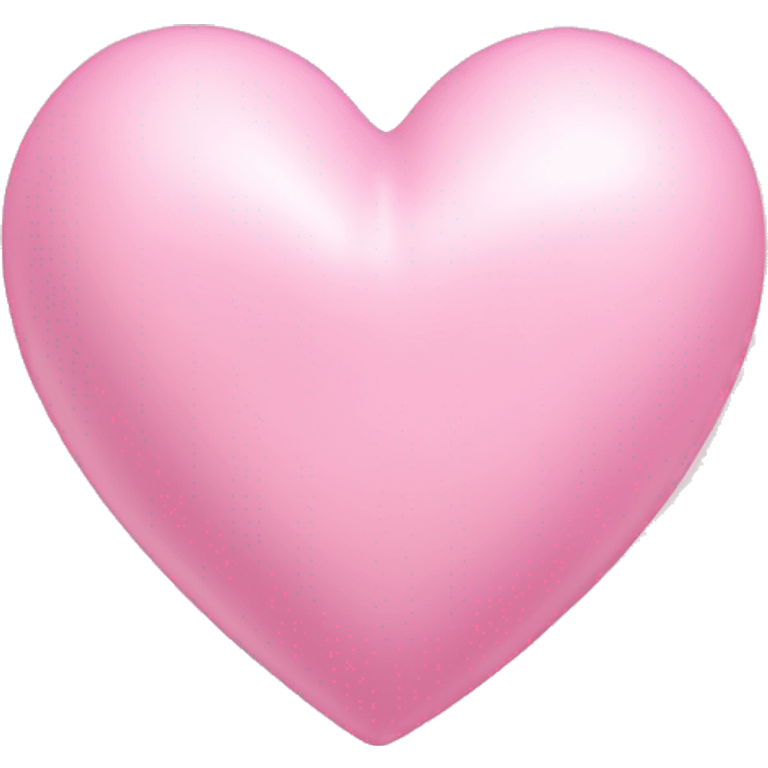 Baby pink love heart emoji