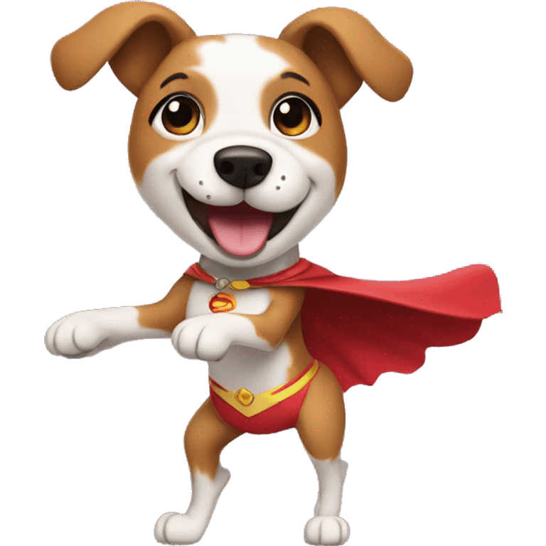 super girl dog dancing emoji