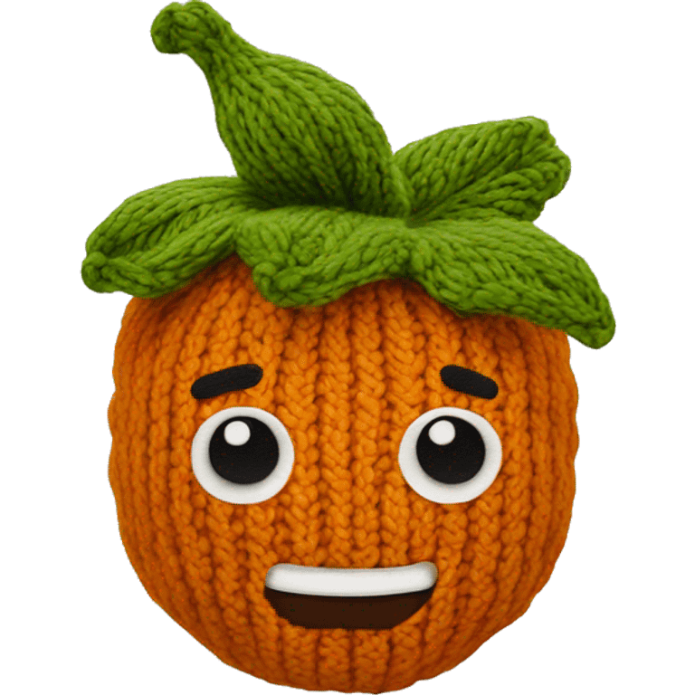 knitted ginger vegetable emoji