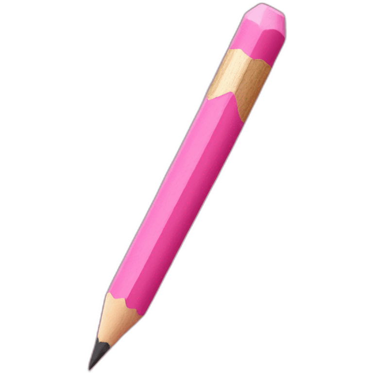 pink pencil  emoji