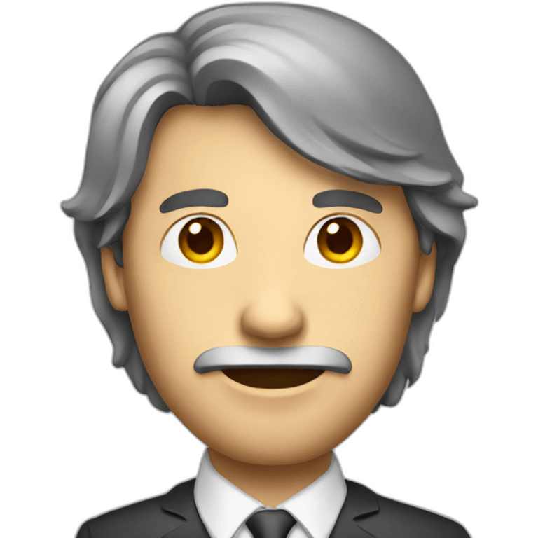 Man executive emoji