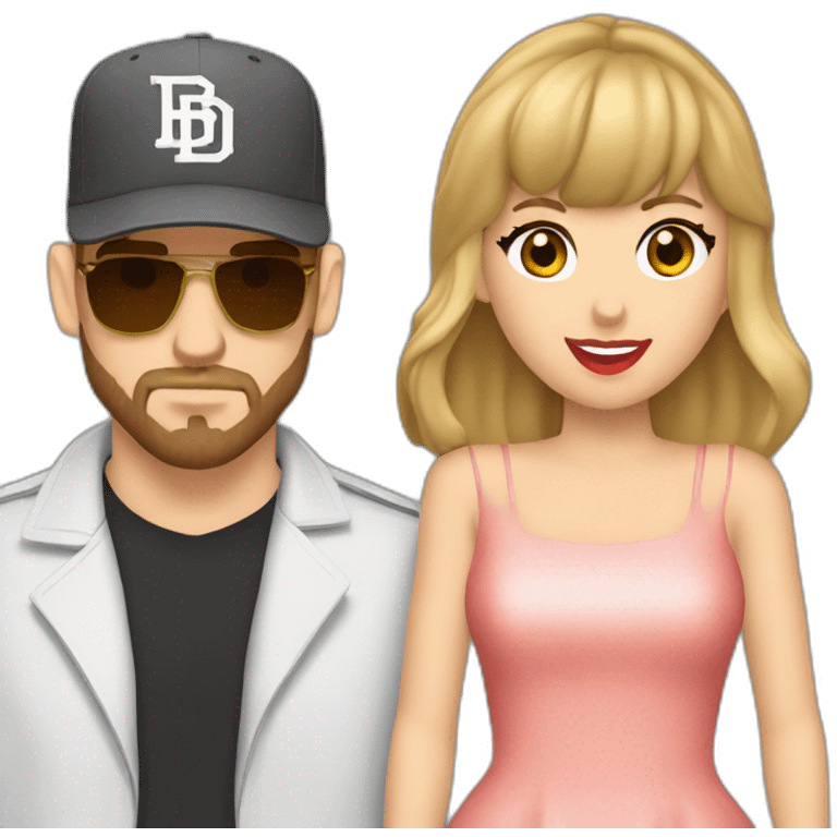 travis kelce and taylor swift emoji