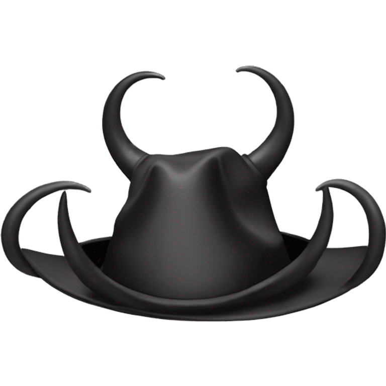 devil horn hat emoji