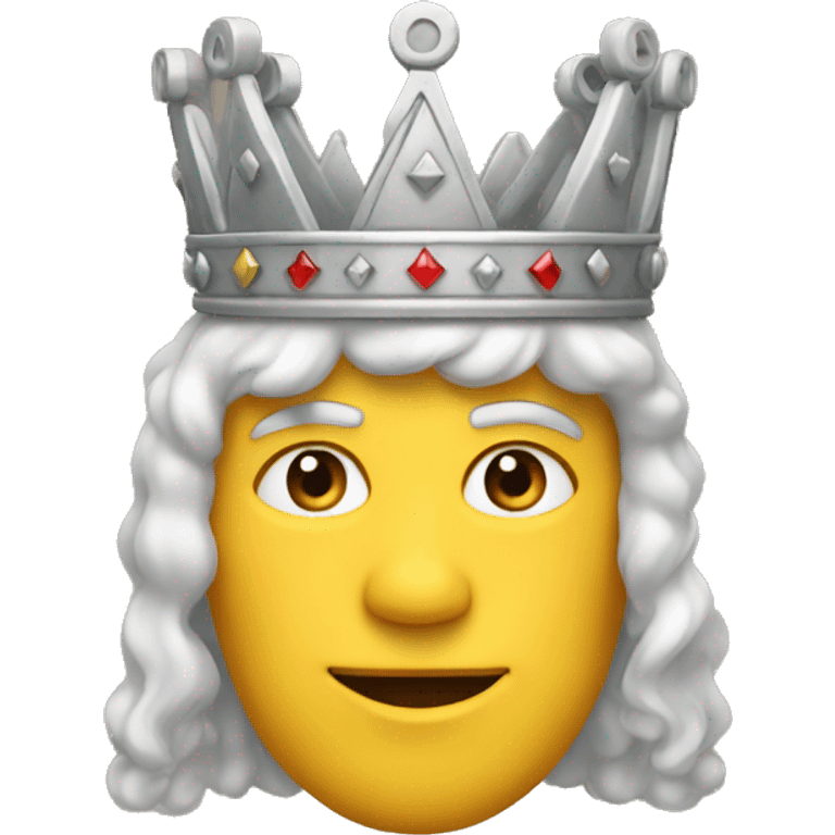 Mix of a triangle and a crown emoji