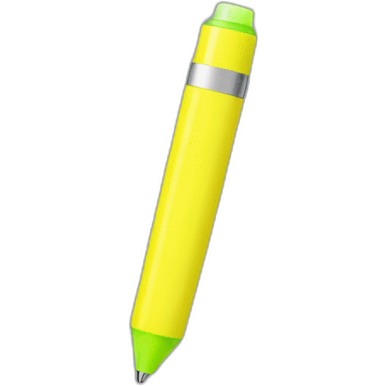 yellow highlighter pen emoji