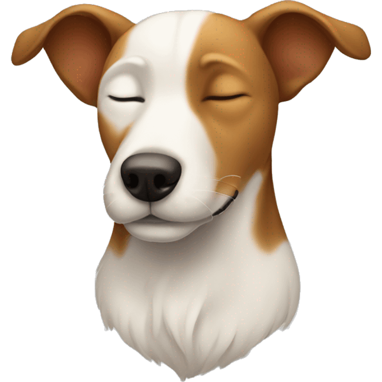 Dog sleeping emoji