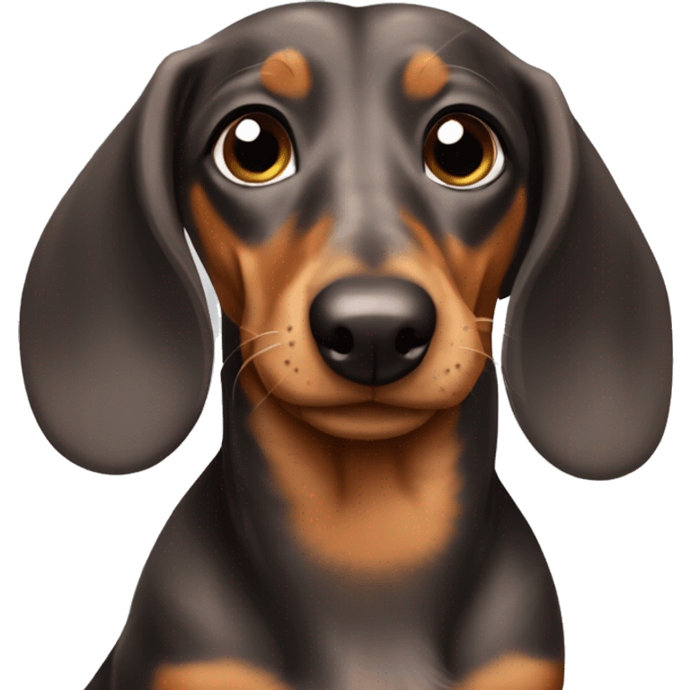 Dapple dachund emoji