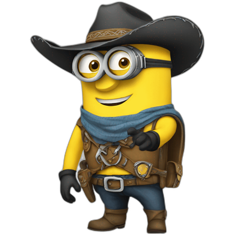 Minion vaquero emoji