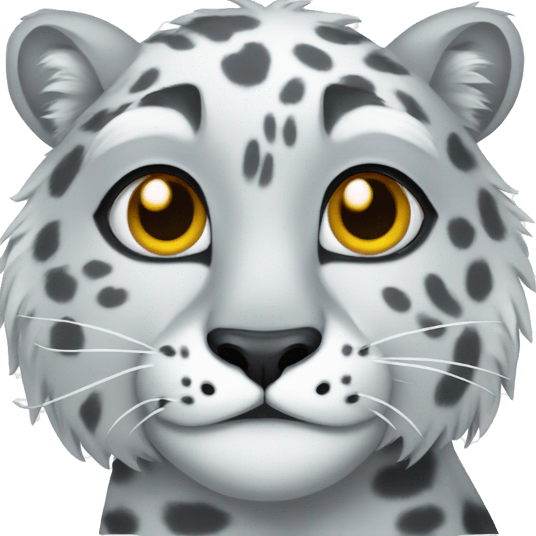 Snow leopard emoji