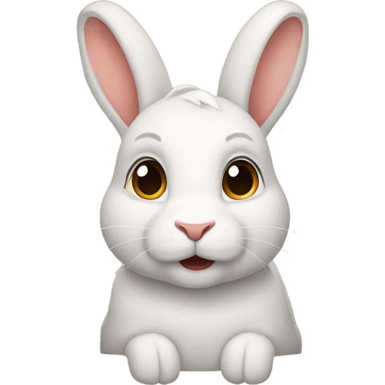 Lapin qui fais de cheval emoji