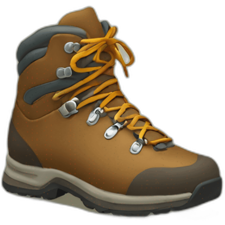 Hiker shoes emoji