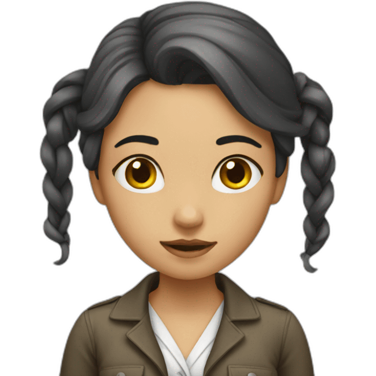 girl-work-tied emoji