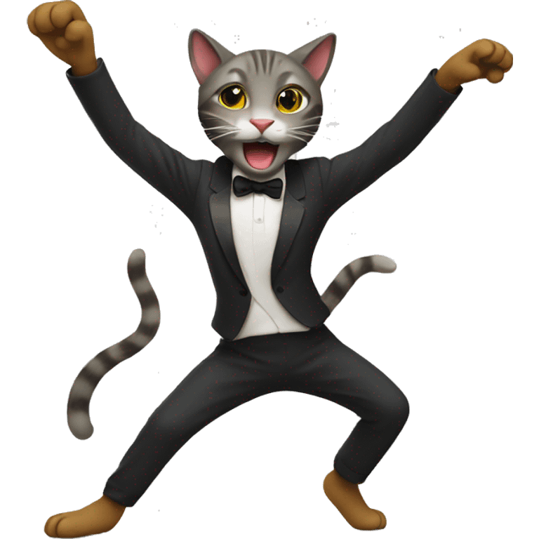 dancing cat emoji