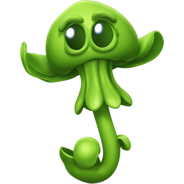 Peashooter from pvz emoji