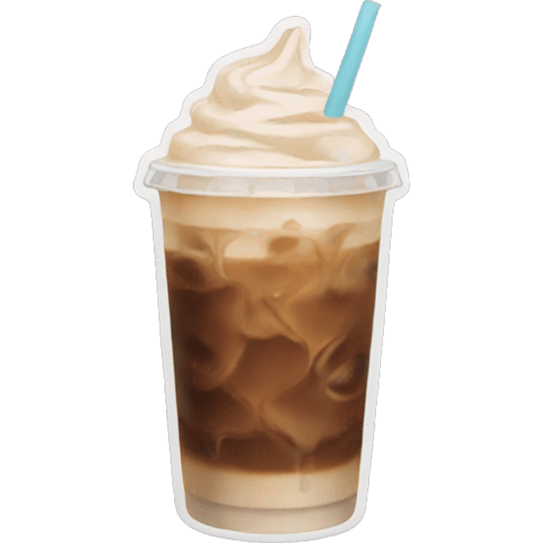 Iced coffee aesthetic emoji