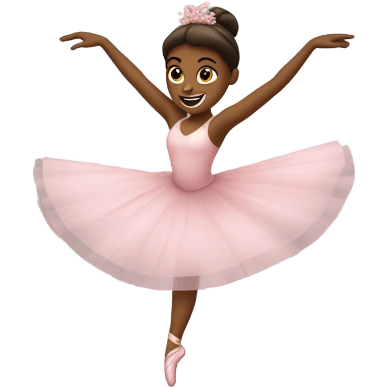 Ballerina spinning emoji