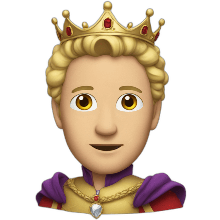 Mark masters as the queen emoji