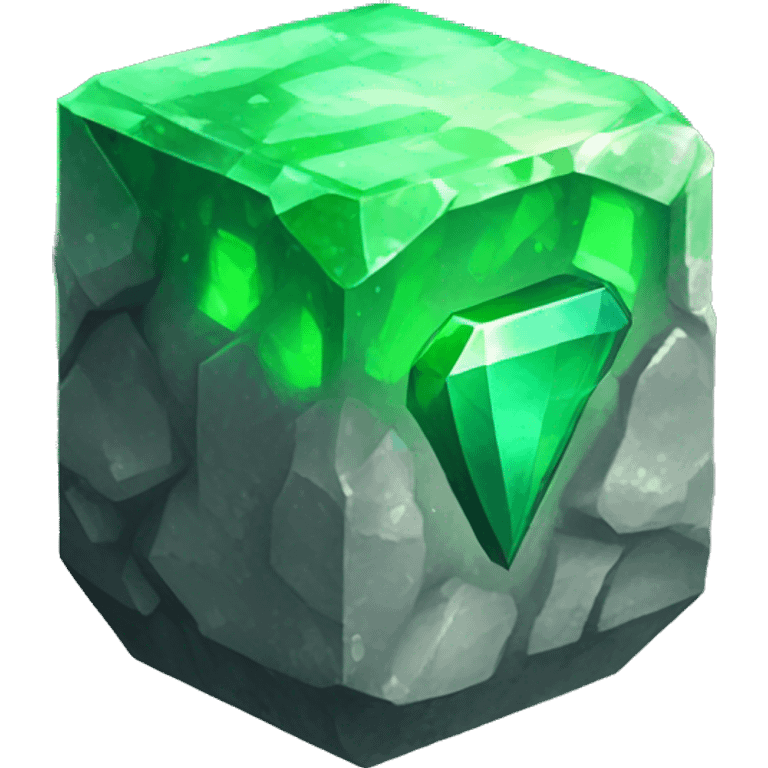 kryptonite stone pixel emoji