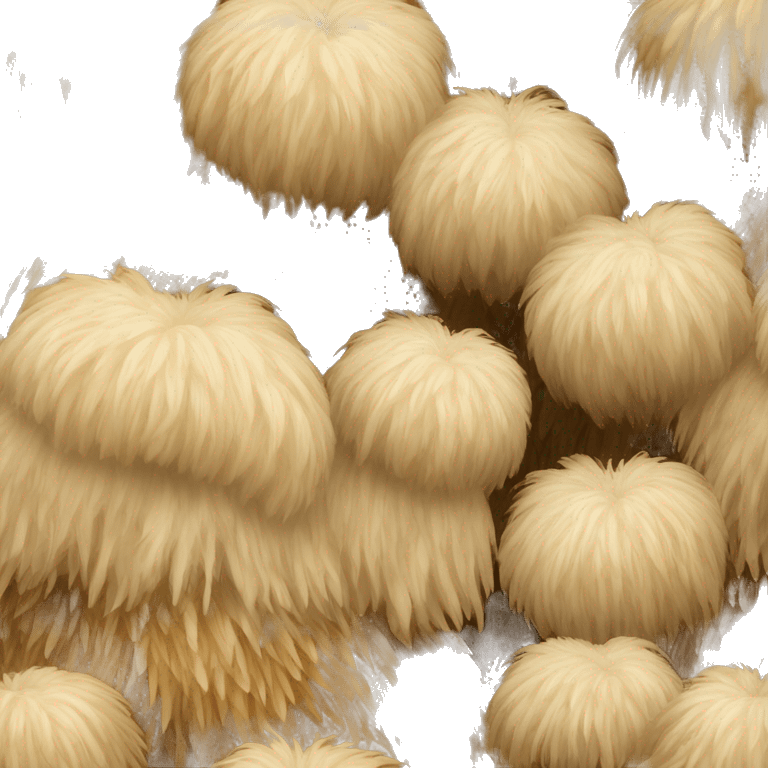 Hericium erinaceus lion's mane emoji