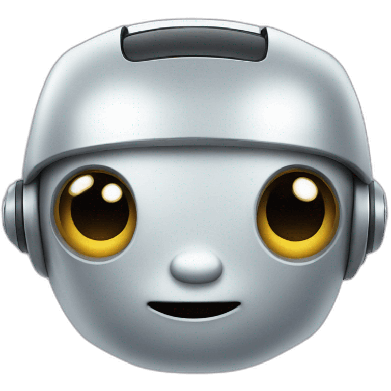 adorable robot emoji