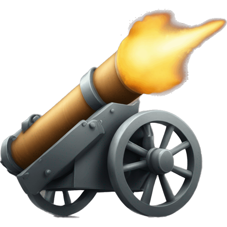 Cannon that fires rockets  emoji