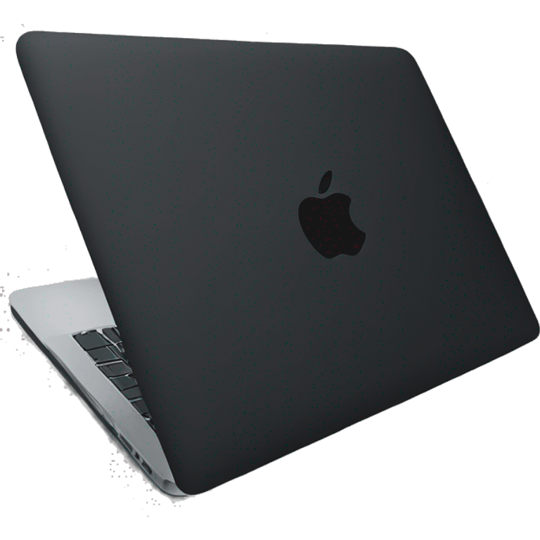 black macbook emoji