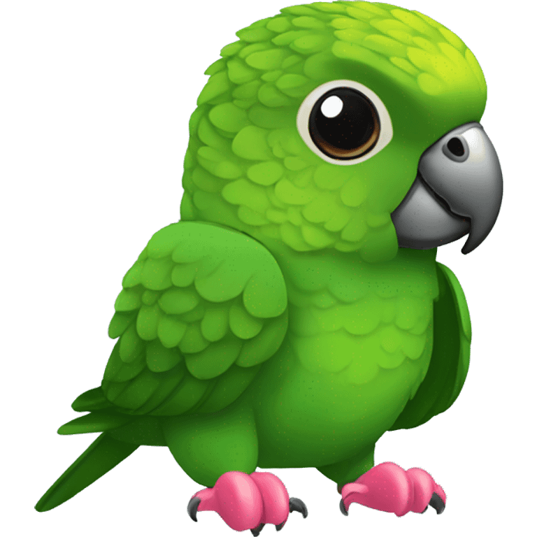 Green cheek conure emoji