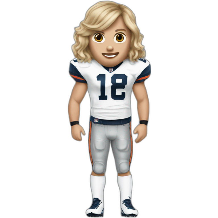 taylor swift as a nfl player emoji