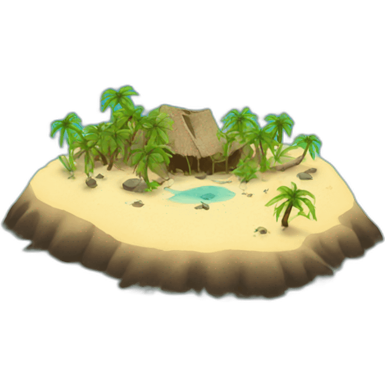 desert island emoji