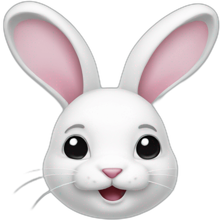 IPHONE WHITE RABBIT emoji