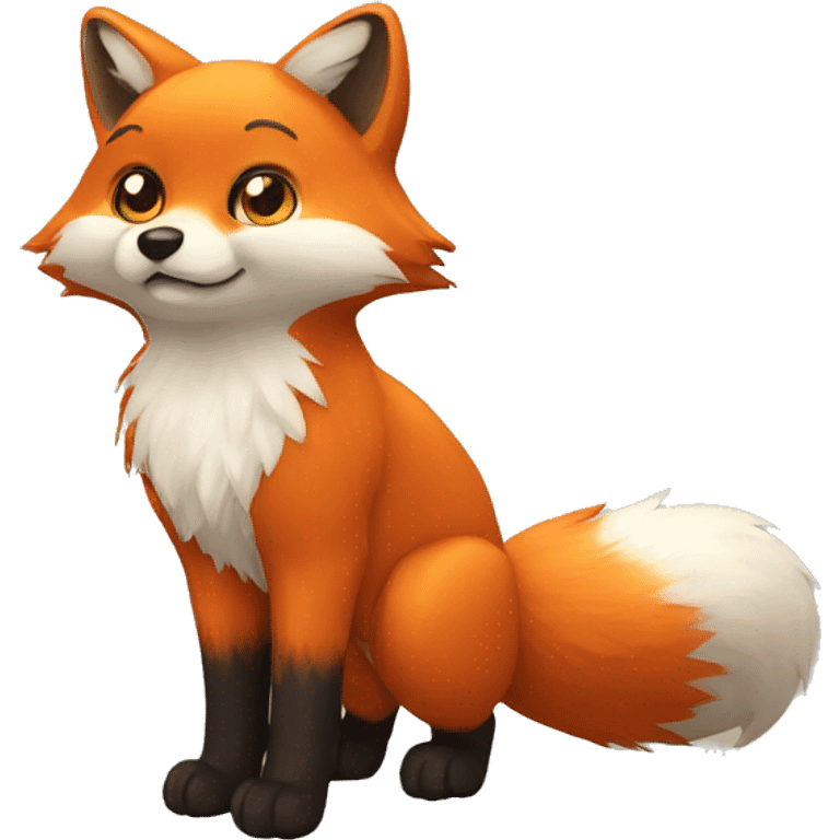 Fox fluffy tail emoji