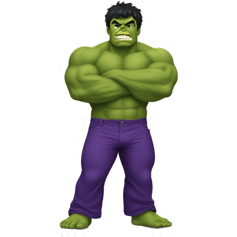 HULK PURPLE PANTS emoji