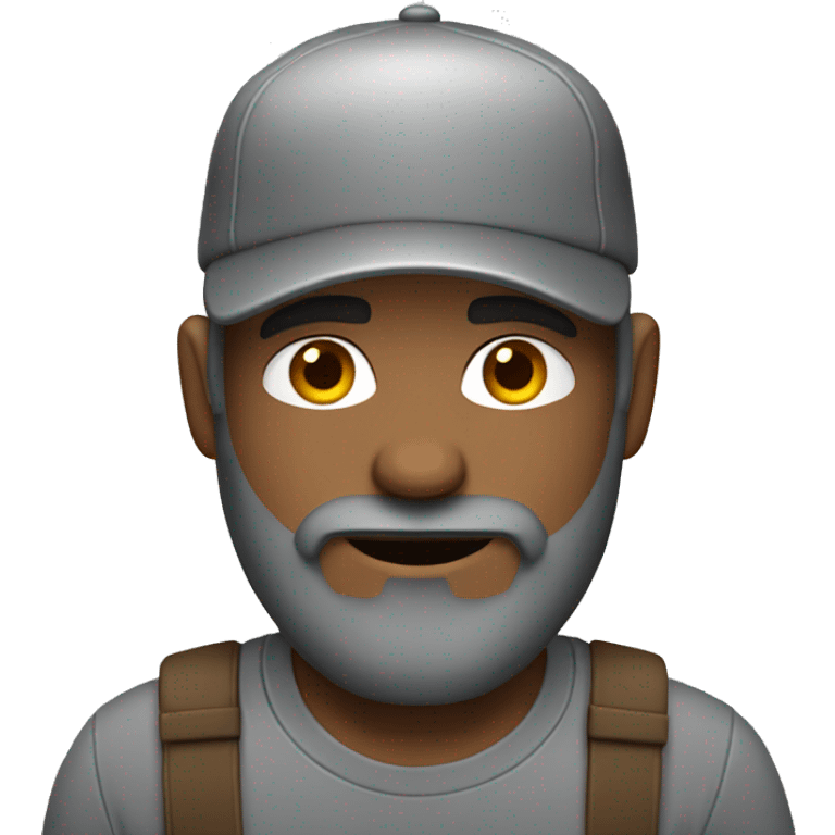 A guy with grey cap and beard emoji